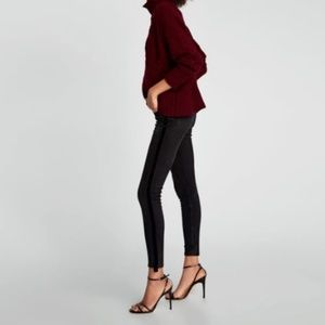 Zara velvet stripe denim, NWOT